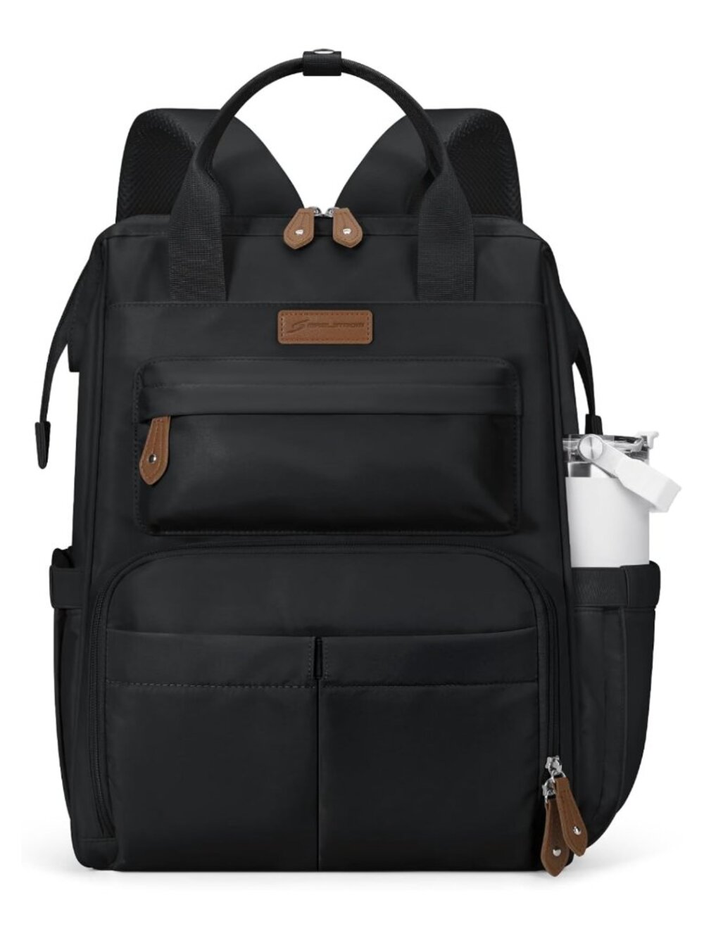 Waterproof Laptop Backpack 17.3in Travel Bag Luggage Strap Anti-Theft